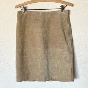 Vintage Y2K 2000s old school mossimo leather skirt